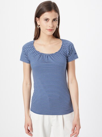 Blutsgeschwister - Camiseta 'Vintage Heart' en azul: frente