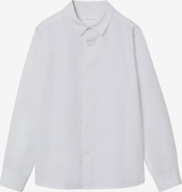 MANGO KIDS Regular fit Button Up Shirt 'DAMIAN' in White: front