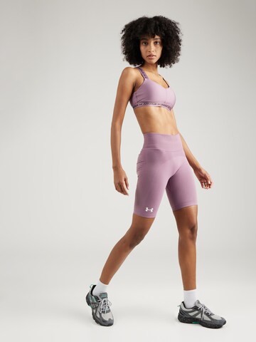 UNDER ARMOUR Skinny Workout Pants in Purple