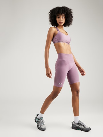 Skinny Pantalon de sport UNDER ARMOUR en violet