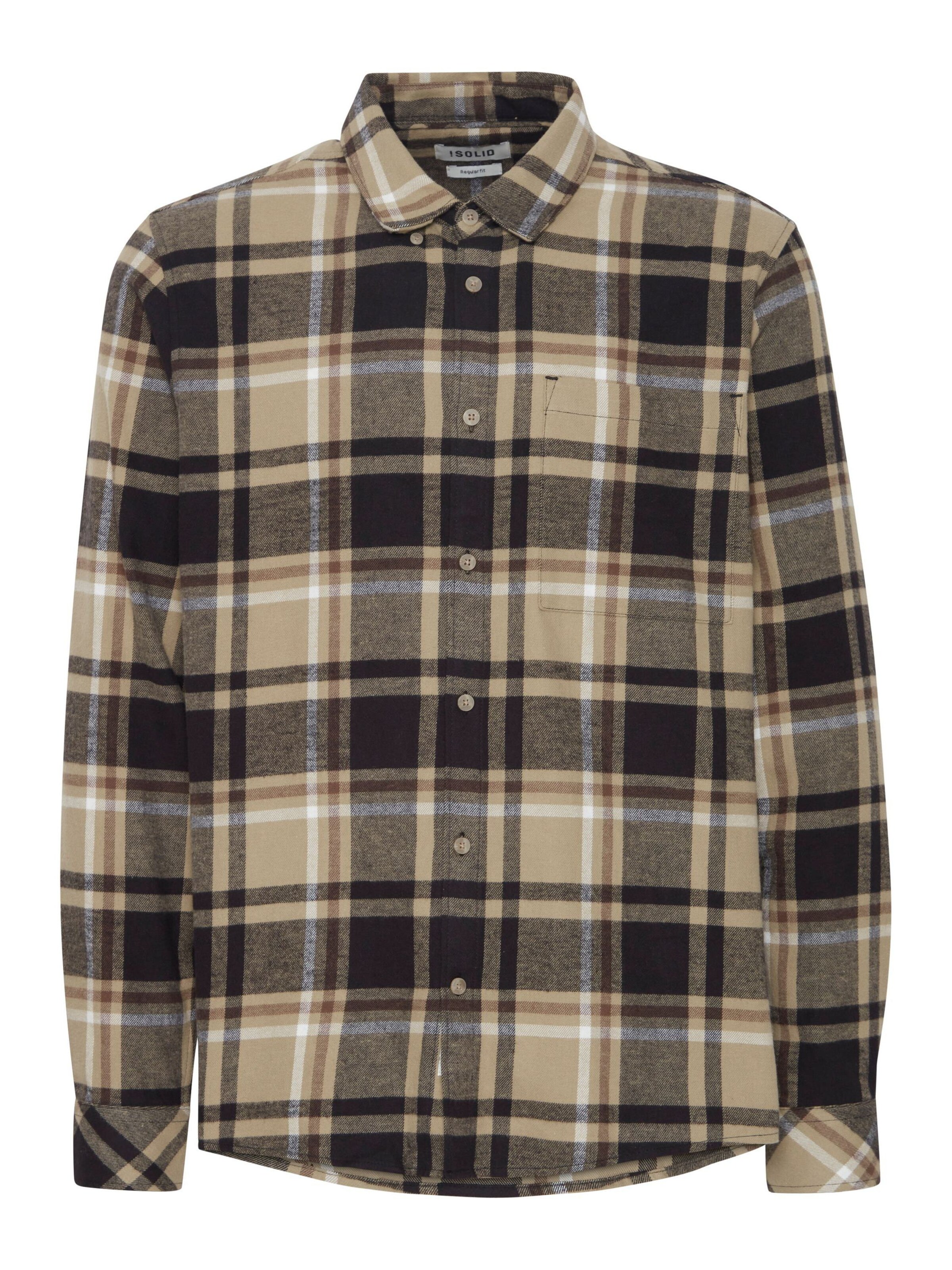 Regular fit Camicia 'Craig' di !Solid in beige: frontale