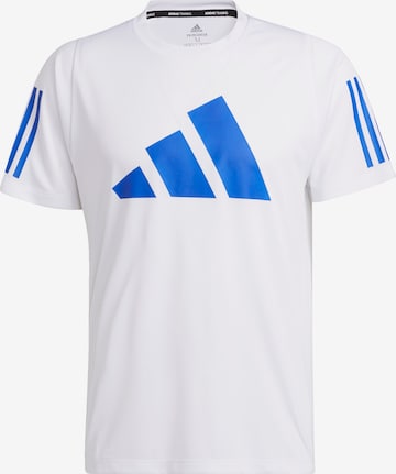 ADIDAS PERFORMANCE Функционална тениска 'FreeLift' в бяло: отпред