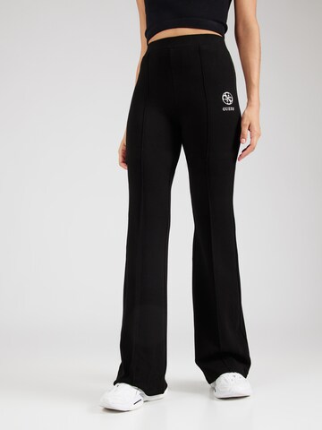 GUESS Flared Sporthose 'ELÉA' in Schwarz: Vorderseite