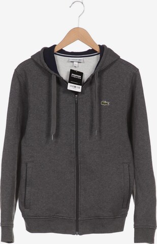 Lacoste Sport Sweatshirt & Zip-Up Hoodie in M in Grey: front