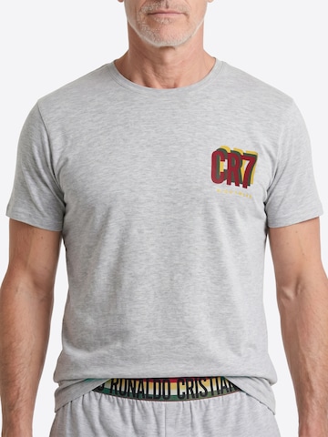 CR7 - Cristiano Ronaldo Pajama short 'World Cup Edition' in Grey