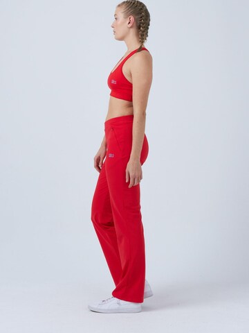 SPORTKIND Regular Sporthose 'Trainingshose lang'‌‌‌‌‌‌‌‌‌ in Rot