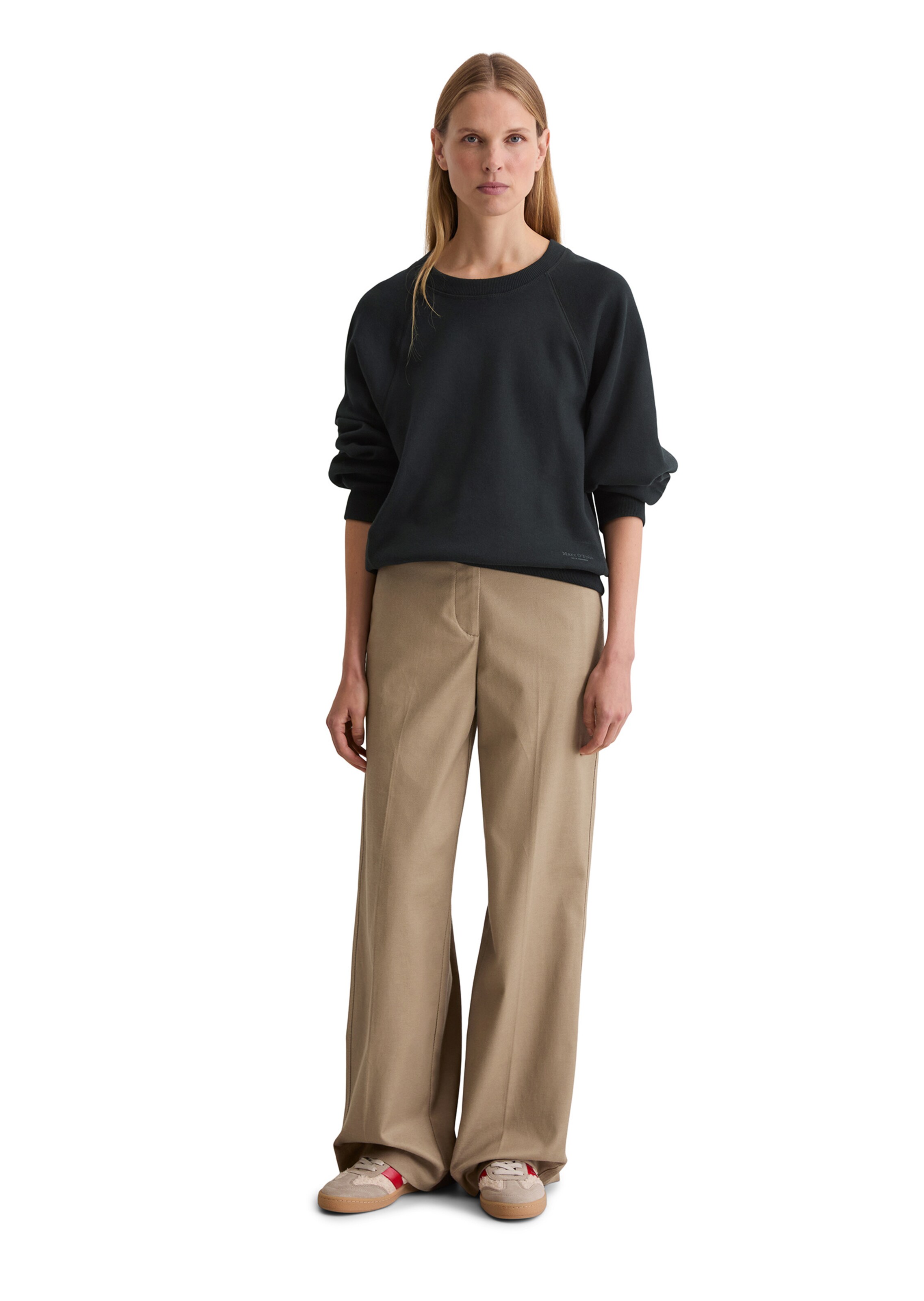 Marc O'Polo Sweatshirt in Schwarz