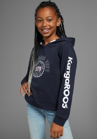 KangaROOS Sweatshirt in Blau