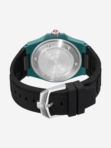 SWISS MILITARY HANOWA Analoog horloge 'Ocean Pioneer' in Zwart