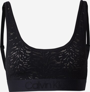 Bustino Reggiseno 'Intrinsic' di Calvin Klein Underwear in nero: frontale