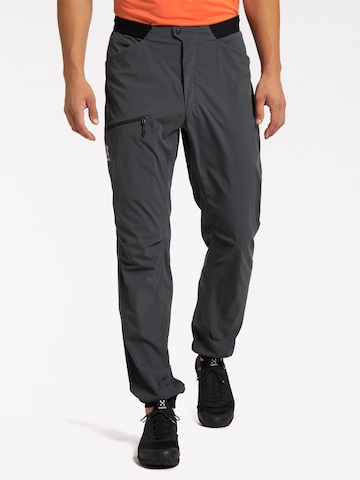 Haglöfs Tapered Outdoor Pants 'L.I.M Fuse' in Grey: front