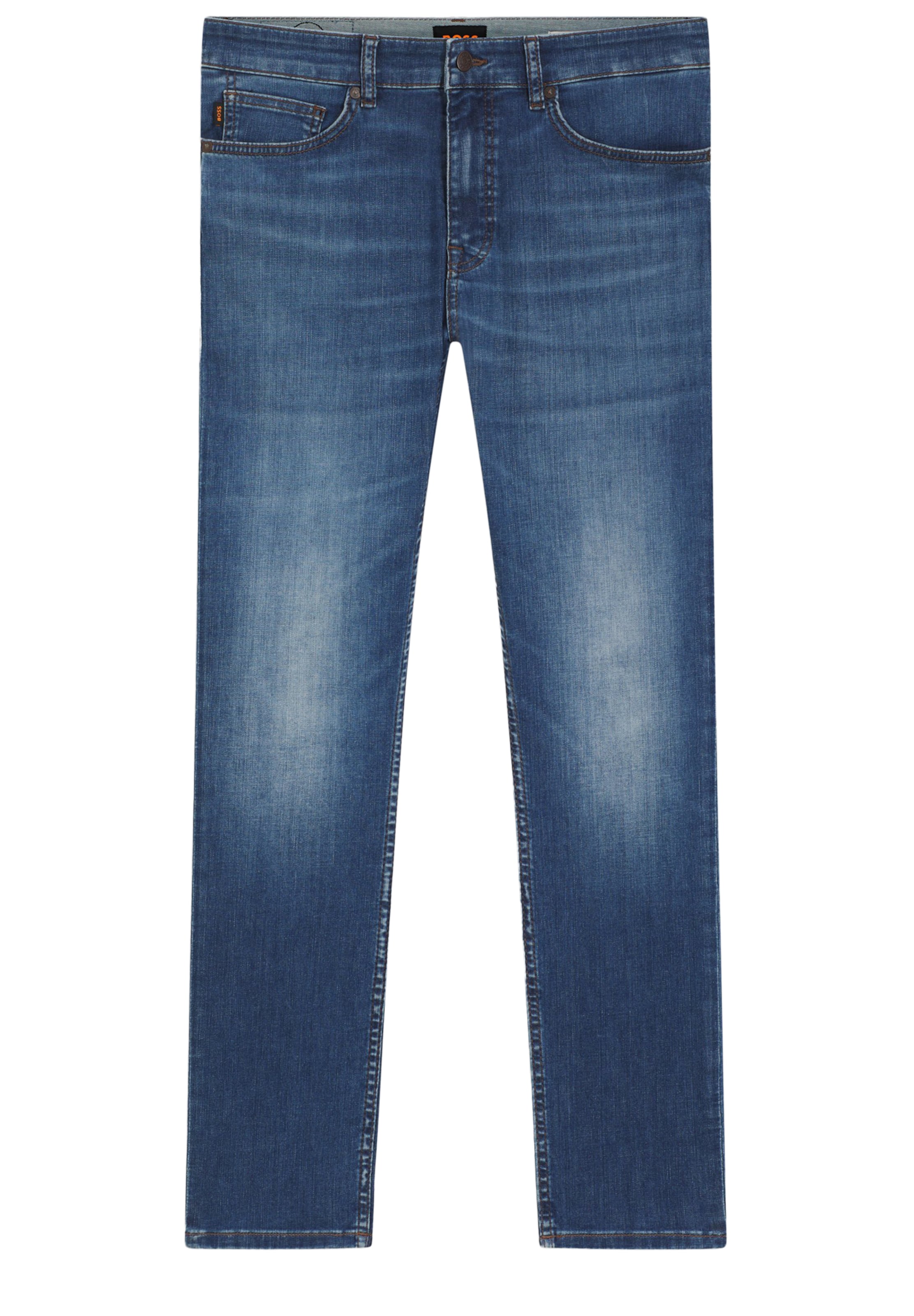 BOSS Slimfit Jeans in Blau: Vorderseite