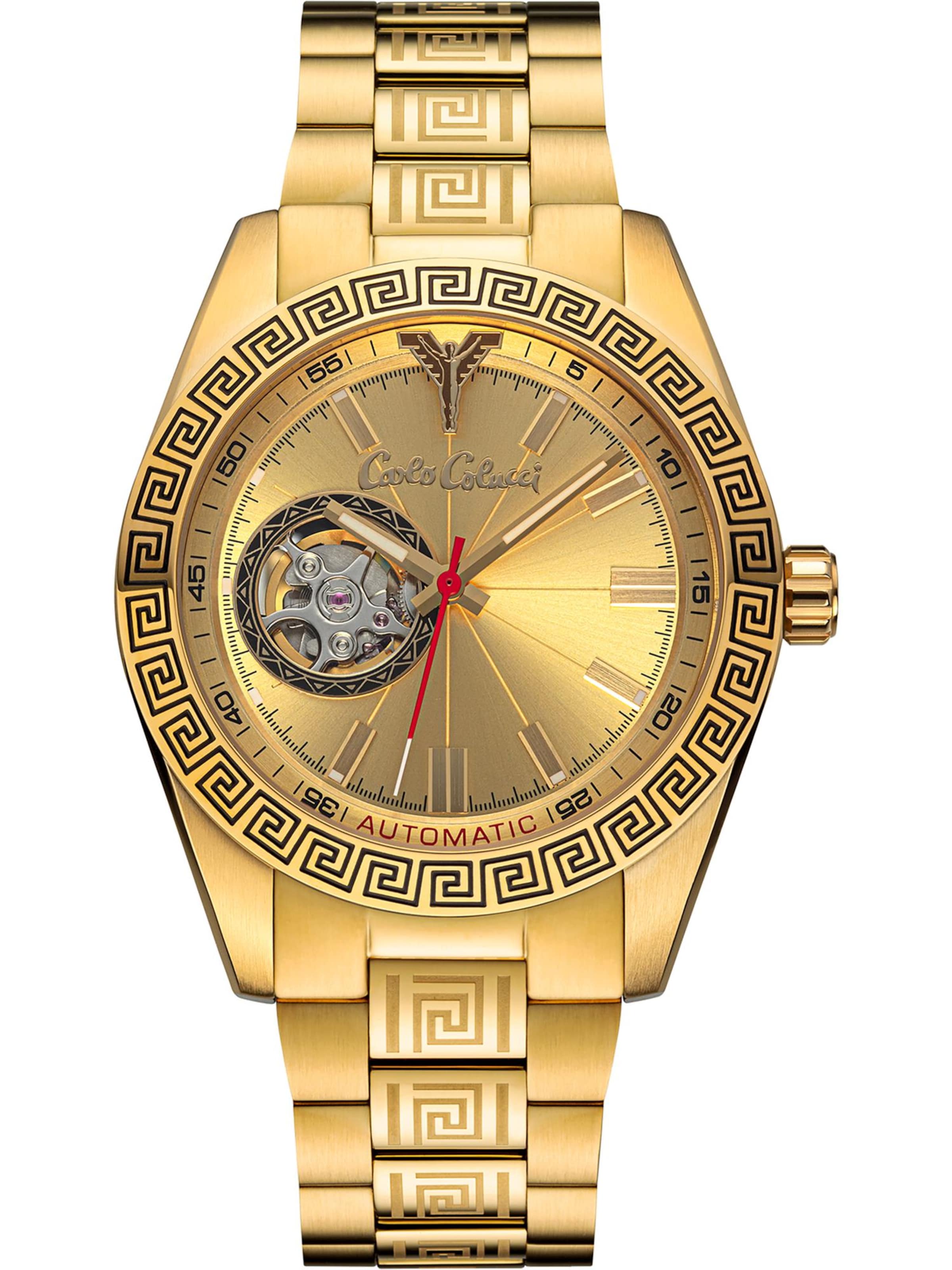 Carlo Colucci Uhr ' Duregon ' in gold, Produktansicht