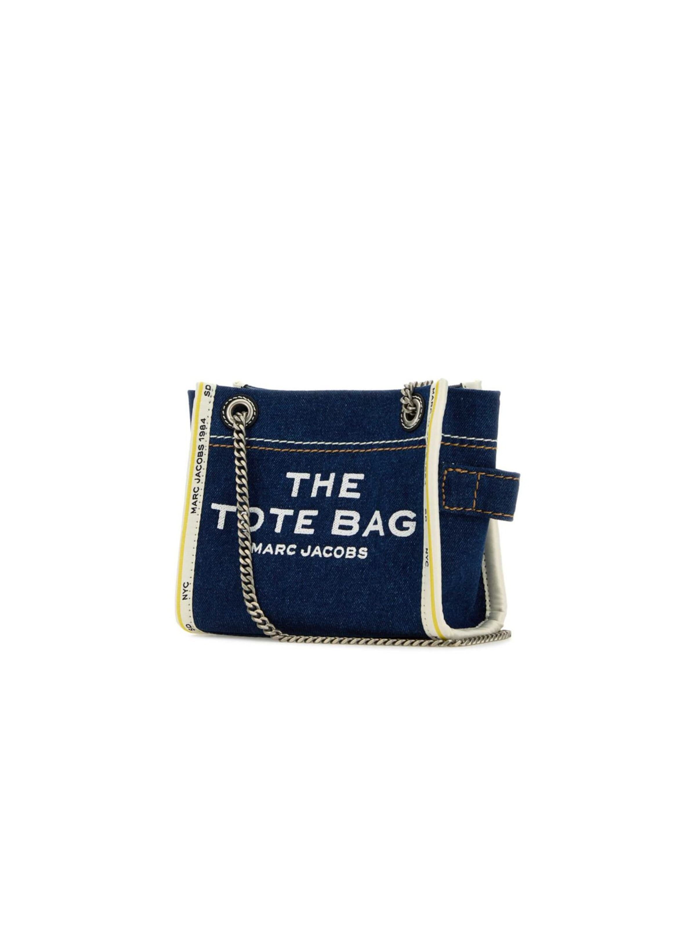 Sac à bandoulière 'The Denim Chain Crossbody Tote' Marc Jacobs en bleu