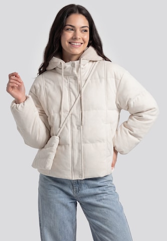 Veste d’hiver MYMO en beige : devant