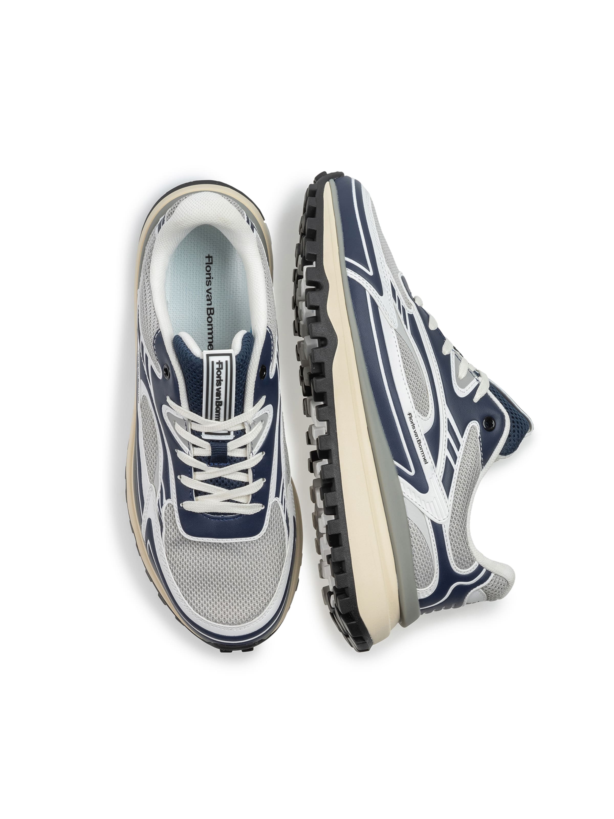Floris van Bommel Sneakers laag 'De Gripper 06' in Blauw