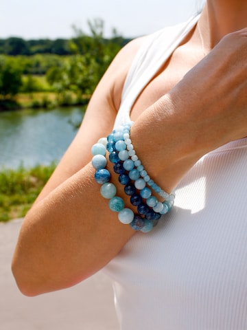 Bracelet 'Aquamarin' Tiger Treasure Qualität, inspiriert seit 1890 en bleu : devant