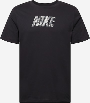 T-Shirt fonctionnel 'Clash' NIKE en noir : devant