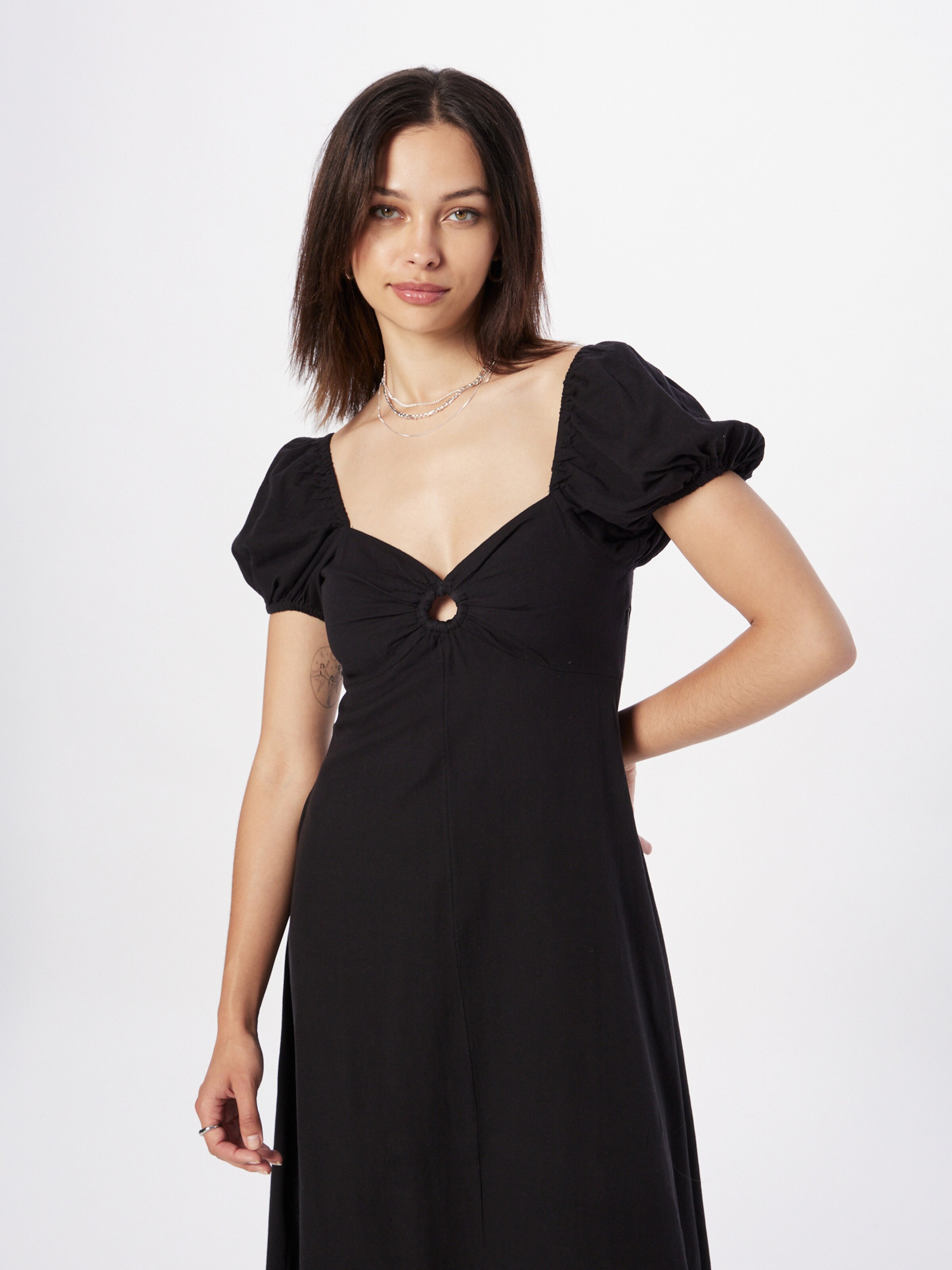 Springfield Vestido en Negro ABOUT YOU