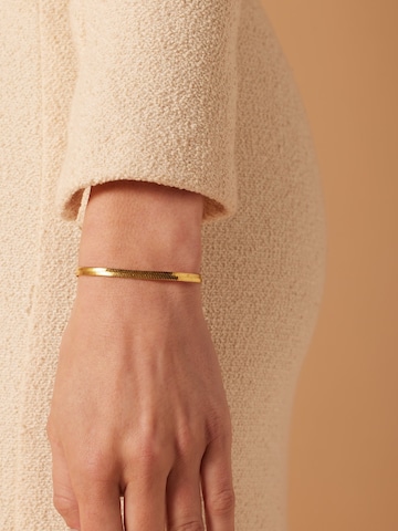 Bracelet Lucardi en or : devant
