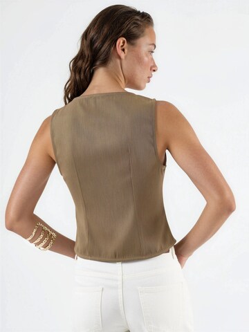 Hiccup Blusentop in Beige