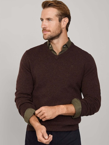 Hackett London Pullover in Braun