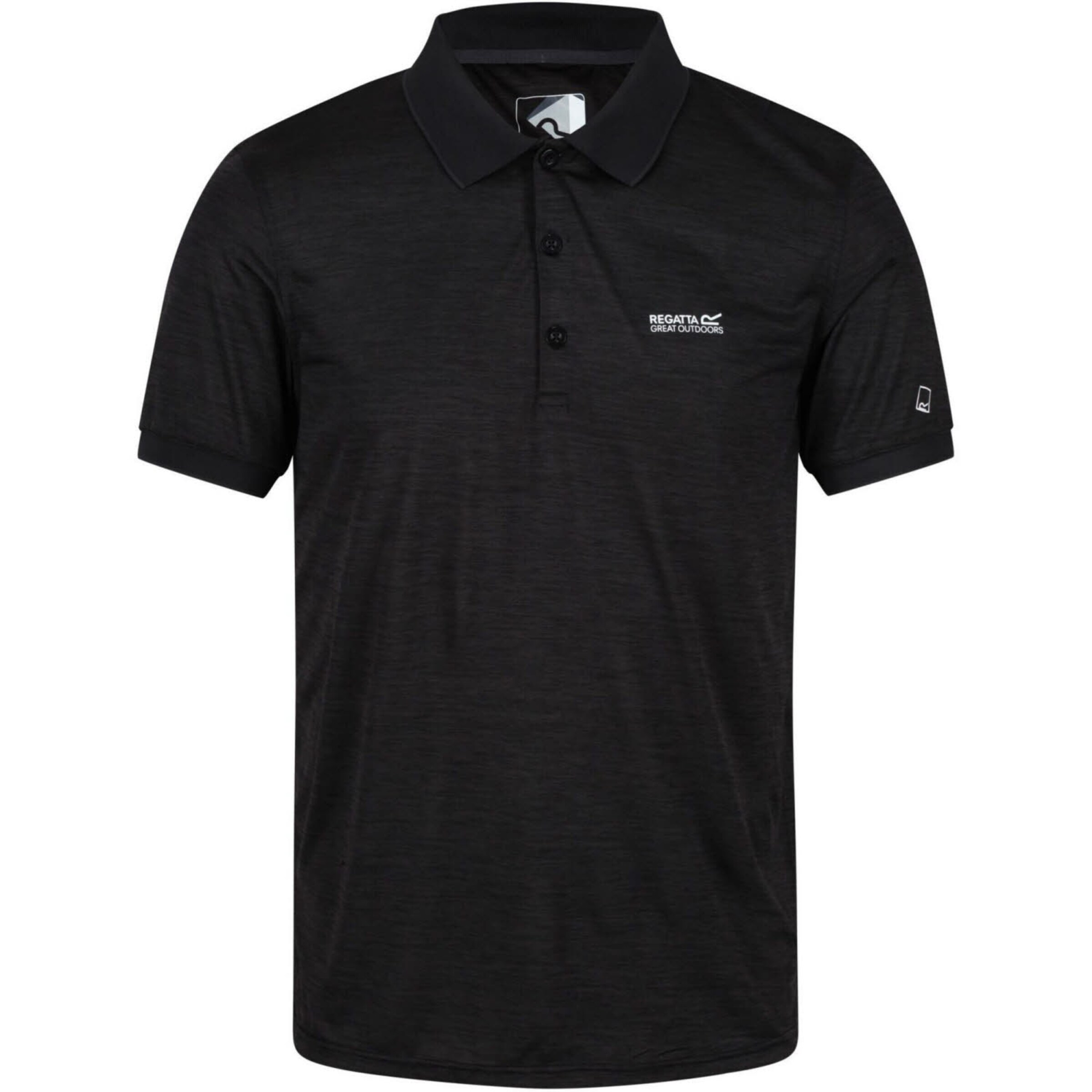 REGATTA Performance Shirt 'Remex' in Black: front