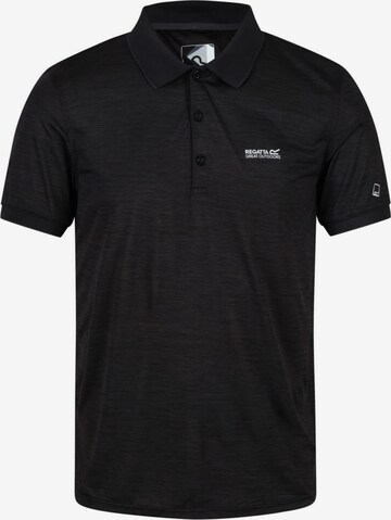 REGATTA Performance Shirt 'Remex' in Black: front