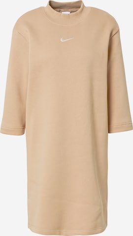 Nike Sportswear Dress in Beige: front