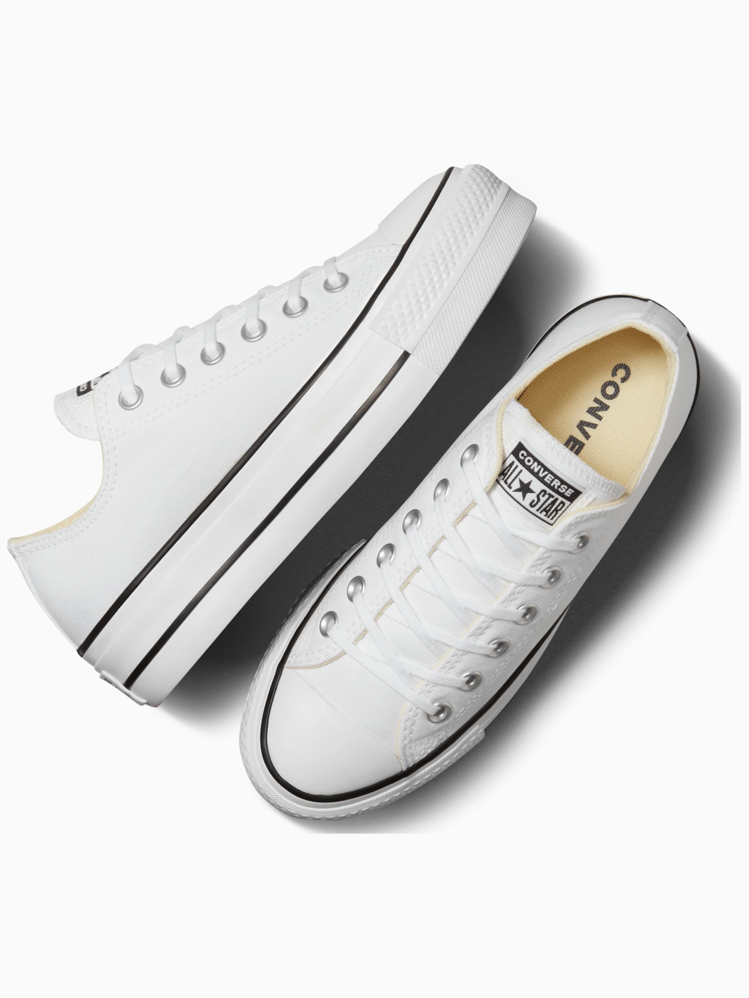 CONVERSE - Zapatillas deportivas bajas 'Converse Chuck Taylor All Star Lift Ox' en blanco
