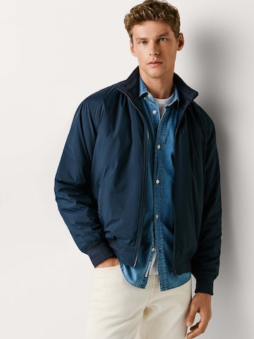 Pepe Jeans Between-Season Jacket 'Saunders' in Blue