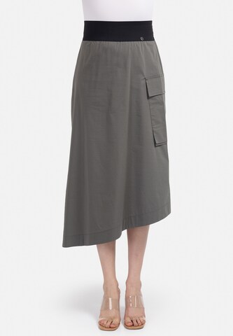 HELMIDGE Skirt in Green: front