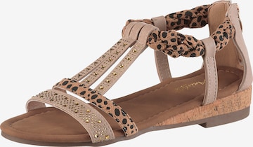 Aniston Sandale in Beige: Vorderseite