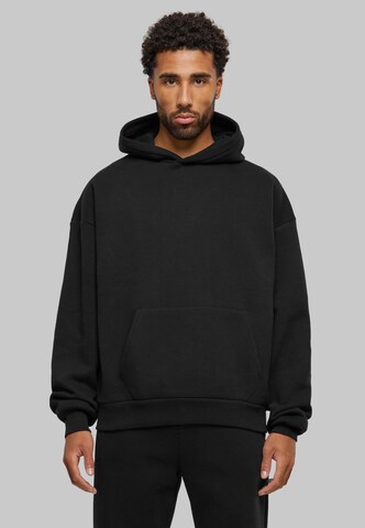 Sweat-shirt Prohibited en noir : devant