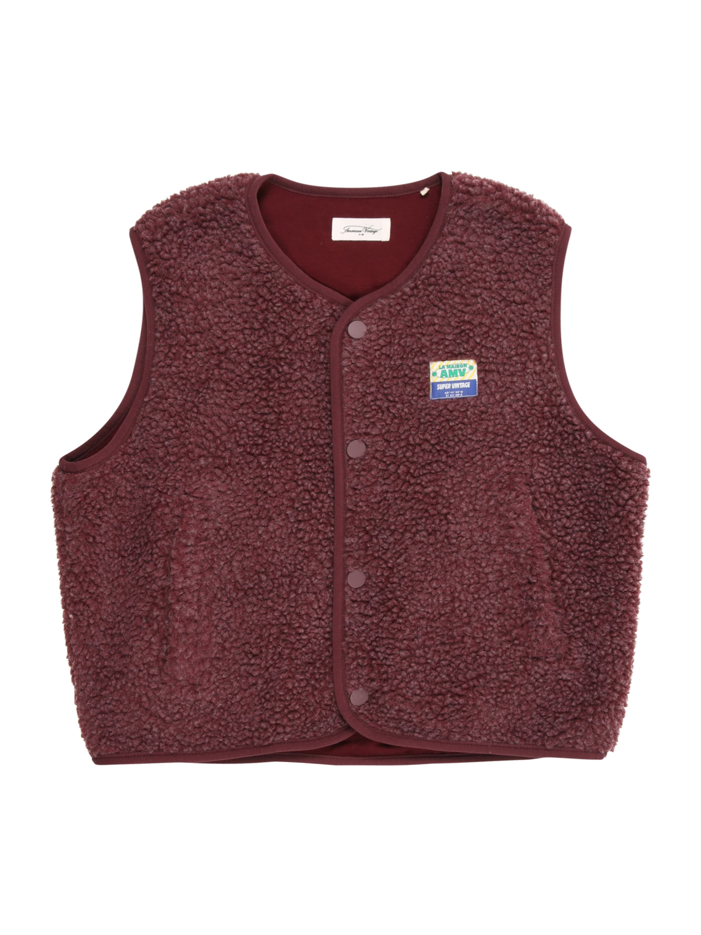 AMERICAN VINTAGE Vesta 'HOKTOWN' – červená: přední strana