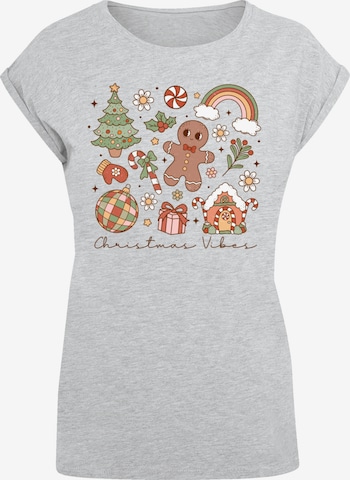 F4NT4STIC Shirt in Grau: Vorderseite