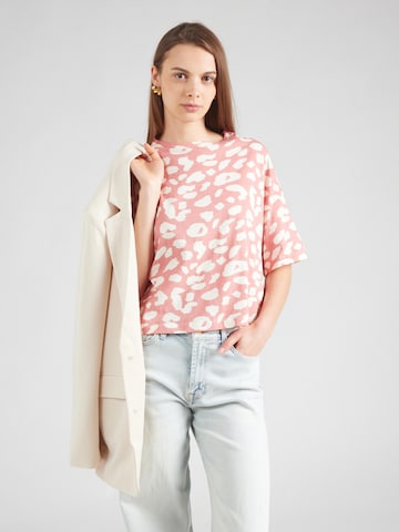 T-shirt QS en orange : devant