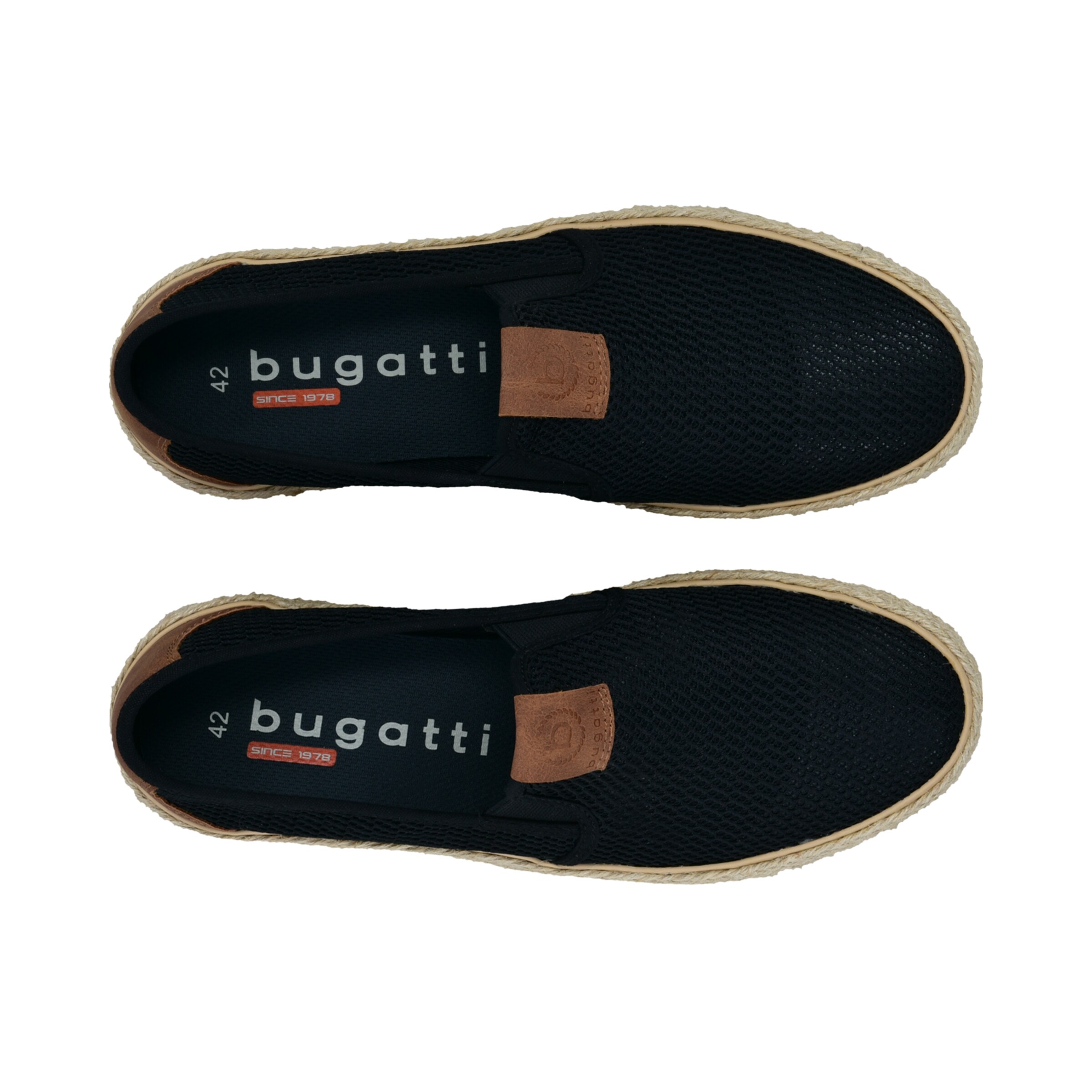 bugatti Slip On in Schwarz