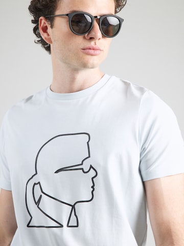Tricou de la Karl Lagerfeld pe albastru