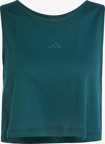 ADIDAS PERFORMANCE Sporttop in Groen: voorkant