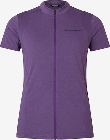 ENDURA Performance shirt 'Loop' in Purple: front