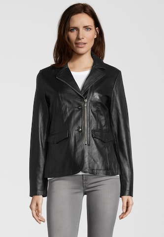 BUFFALO Between-Season Jacket 'BE NOBLE' in Black: front