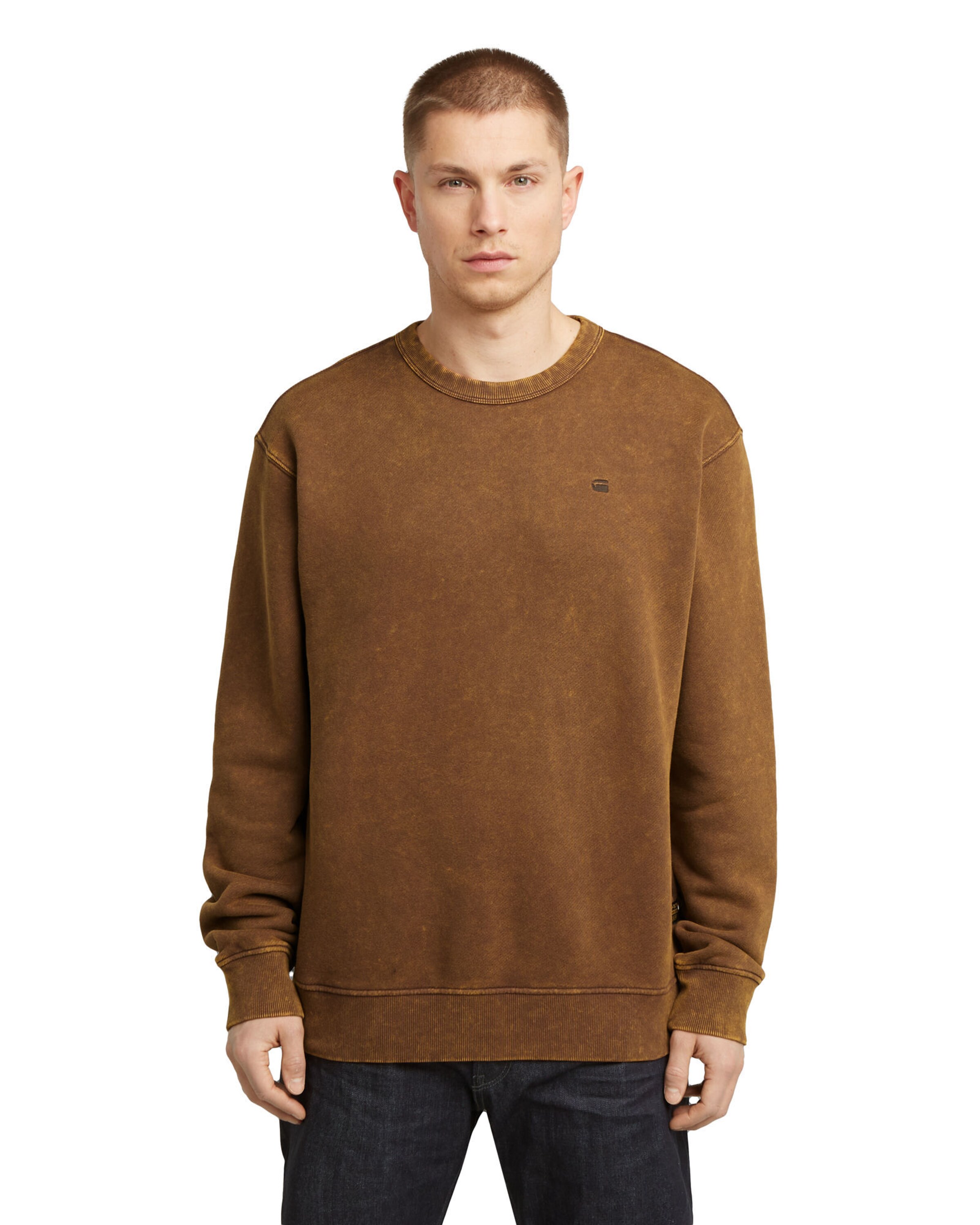G-STAR Sweatshirt in Brown: front