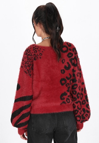 Pull-over myMo ROCKS en rouge
