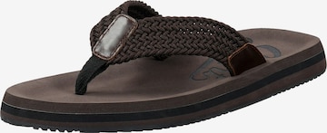 Séparateur d'orteils 'Brodale' GANT en marron : devant