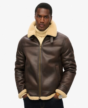 Veste mi-saison Superdry en marron