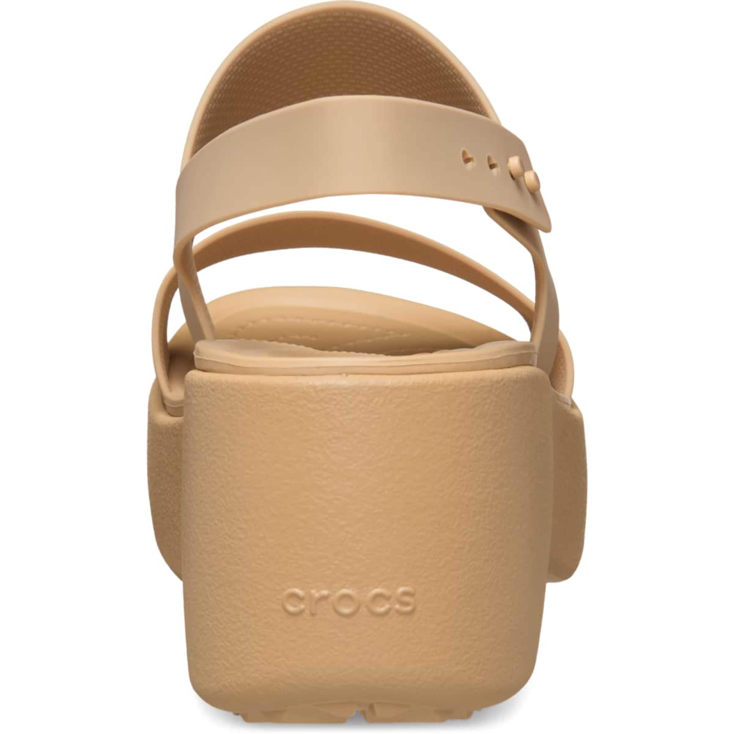 Crocs - Sandália em bege