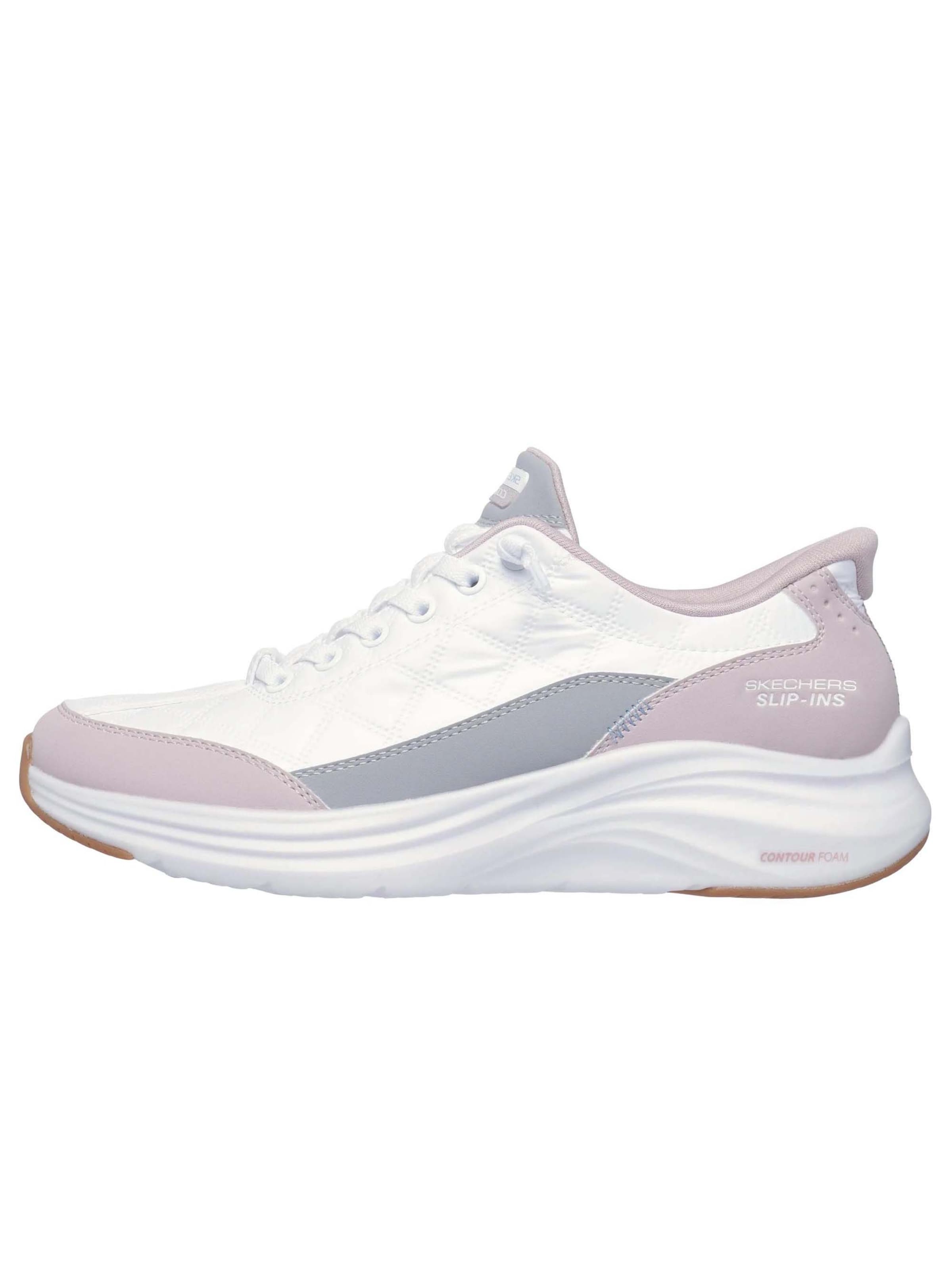 Baskets basses SKECHERS en blanc : devant