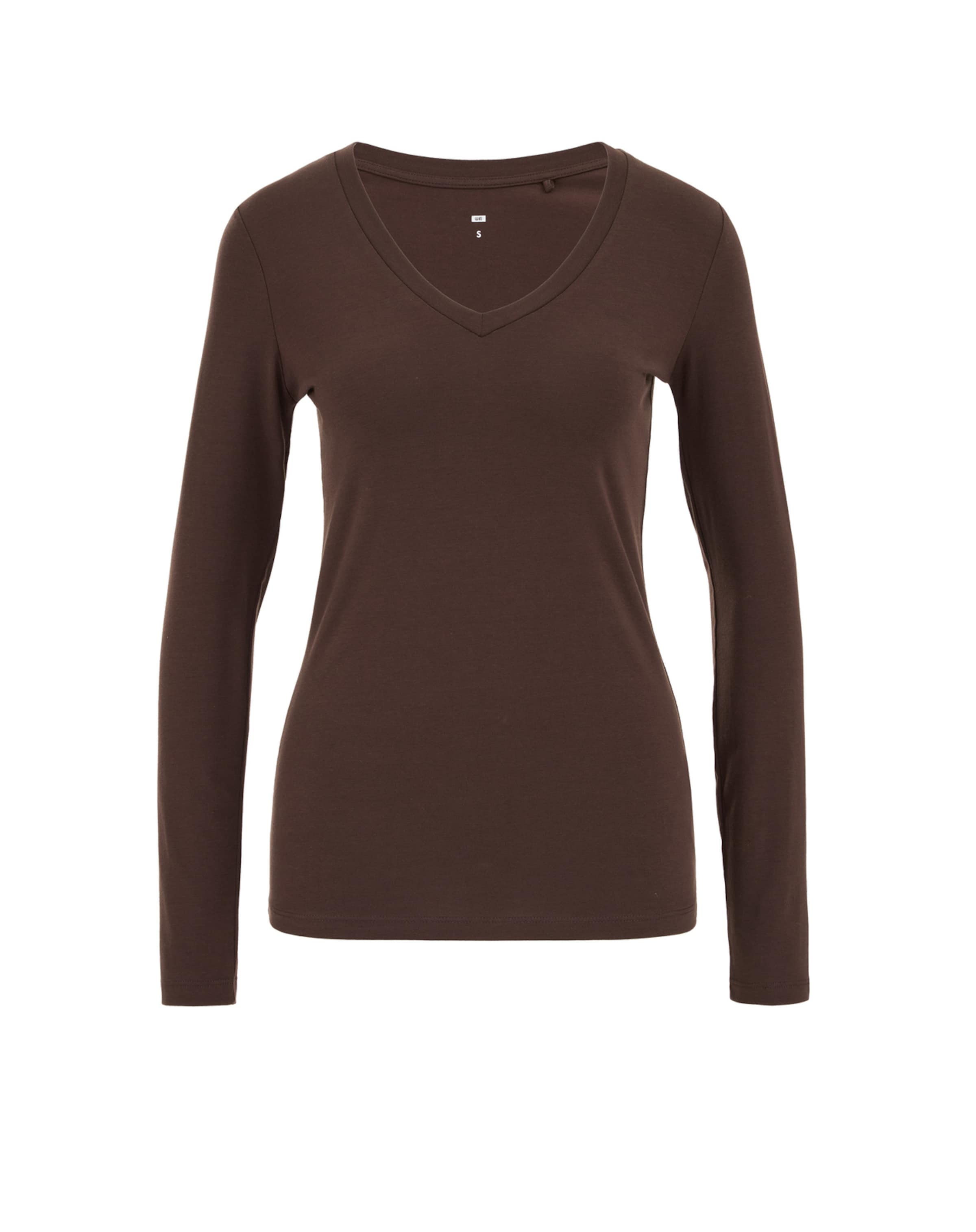 WE Fashion Tričko - Hnedá: predná strana