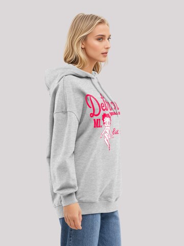 Sweat-shirt 'Betty Boop Detroit MI. Est 1930' F4NT4STIC en gris